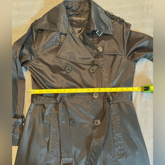 Marc New York by Andrew Mark Belted Trench Coat with Removable liner Size Medium - Picture 12 of 15